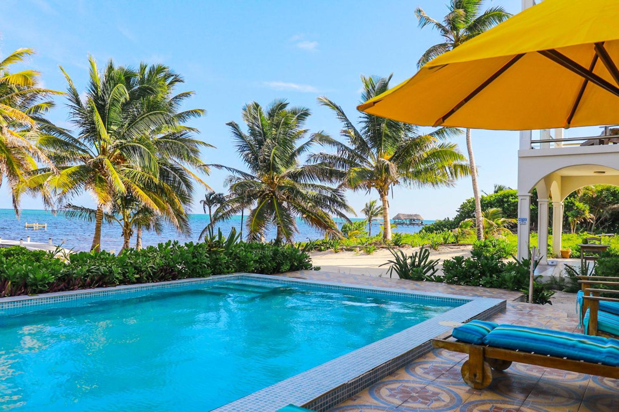 Blue Water Beach Villas San Pedro  Phòng bức ảnh